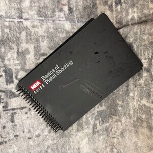 NRA Guide Basics of Pistol Shooting Spiral Manual 2019 Black Firearm Training